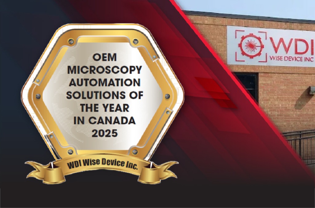 OEM microscopy automation solution of the year in Canada 2025 award Image
